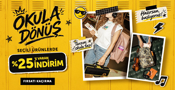 Okula Dönüş Heyecanını İndirimlerle Karşılıyoruz!