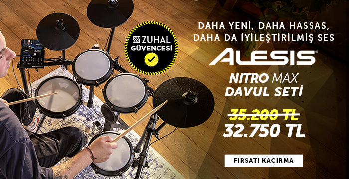 Alesis Nitro Max Elektronik Davulda İndirim!
