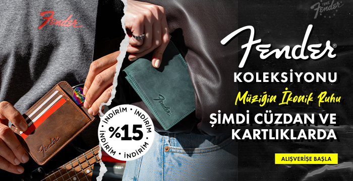 Lisanslı Fender Kartlık ve Cüzdanlar %15 İndirimde!