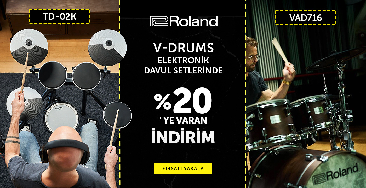 V-Drums ile Ritmi Yakala: %20’ye Varan İndirim