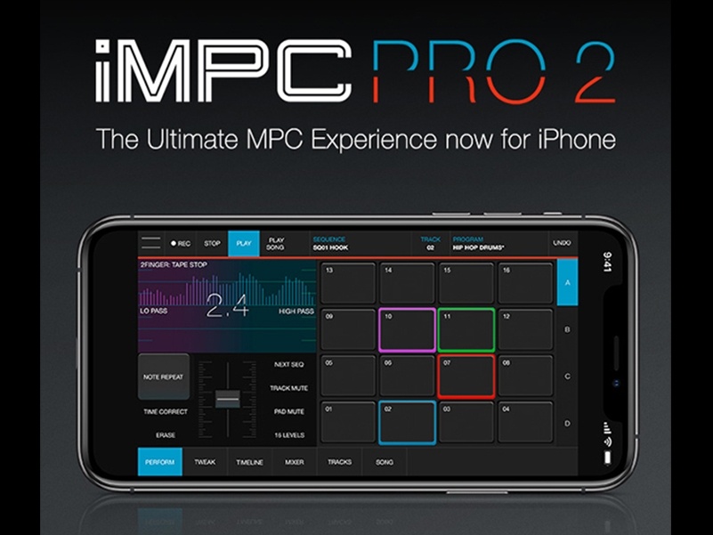 Geliştirilmiş MPC Deneyimi Şimdi iMPC Pro 2 ile Iphone’larınızda!