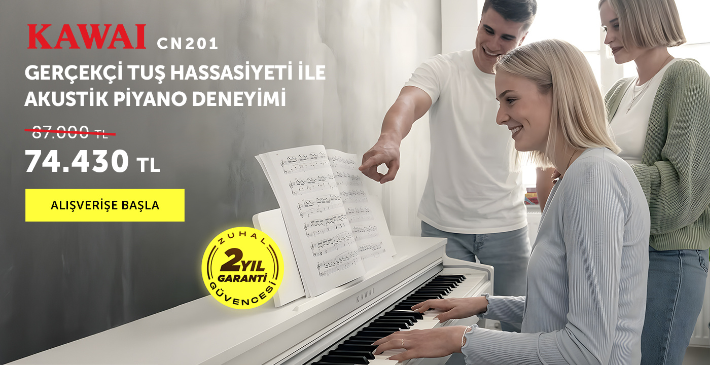 Kawai CN201 Dijital Piyanoda %14 İndirim!