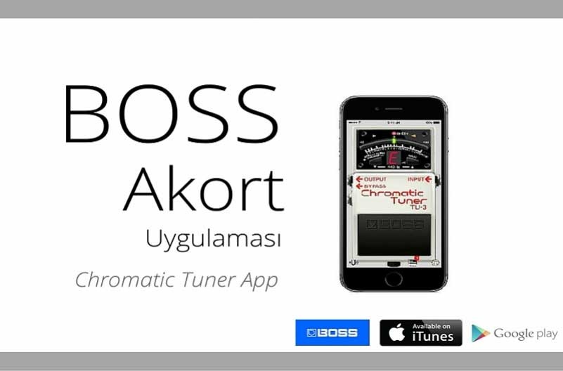 BOSS Akort Cihazınız Artık Akıllı Telefonlar ve Tabletlerinizde!