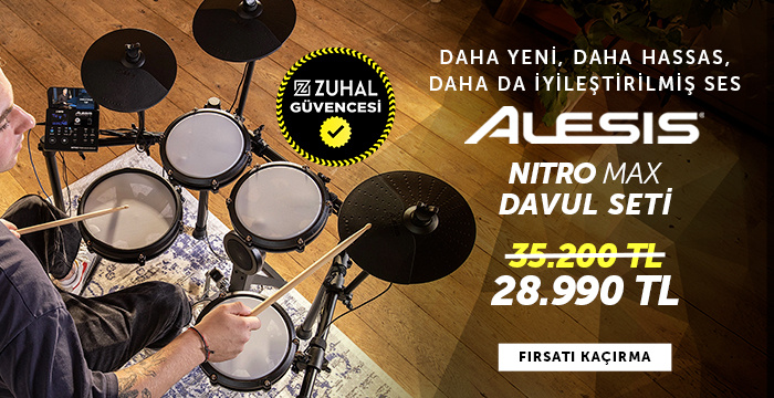 Alesis Nitro Max Elektronik Davulda İndirim!