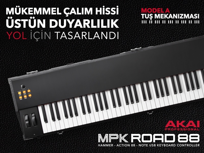 Yeni Akai Professional MPK Road88 ile Tanışın!