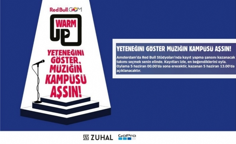 Red Bull Warm Up 2017 İçin Oylama Zamanı!