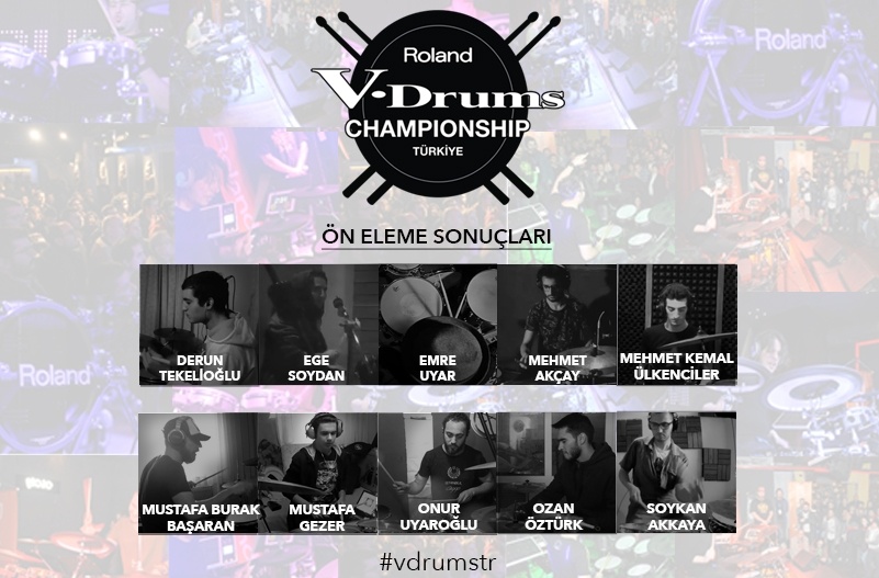 Roland V-Drums Yarışması Finalistleri Belli Oldu!