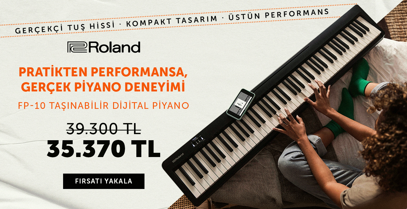 Roland FP-10 Taşınabilir Dijital Piyano Kampanyası