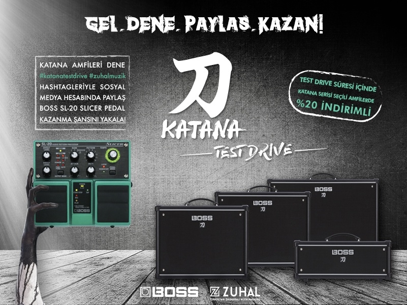 “Katana Test Drive”a Katıl, Boss SL-20 Slicer Kazanma Şansını Yakala!