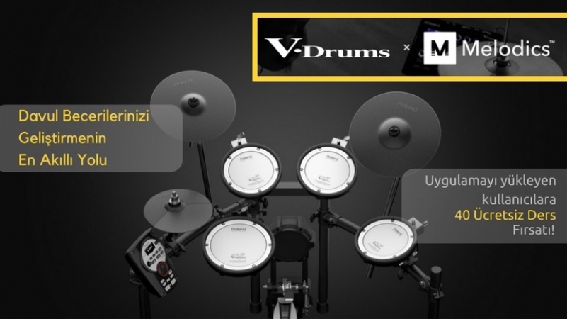 V-Drums için Melodics: Davul Becerilerinizi Geliştirmenin Akıllı Yolu...