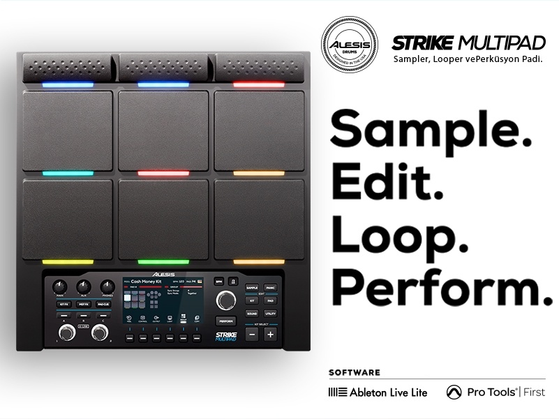 ALESIS, Elektro Perküsyon Pad’lerini Yeniden Tanımladığı Yeni Strike Multipad’i Tanıtıyor!