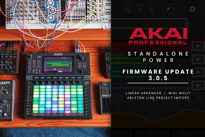 Akai Professional FORCE 3.0.5 Güncelleme