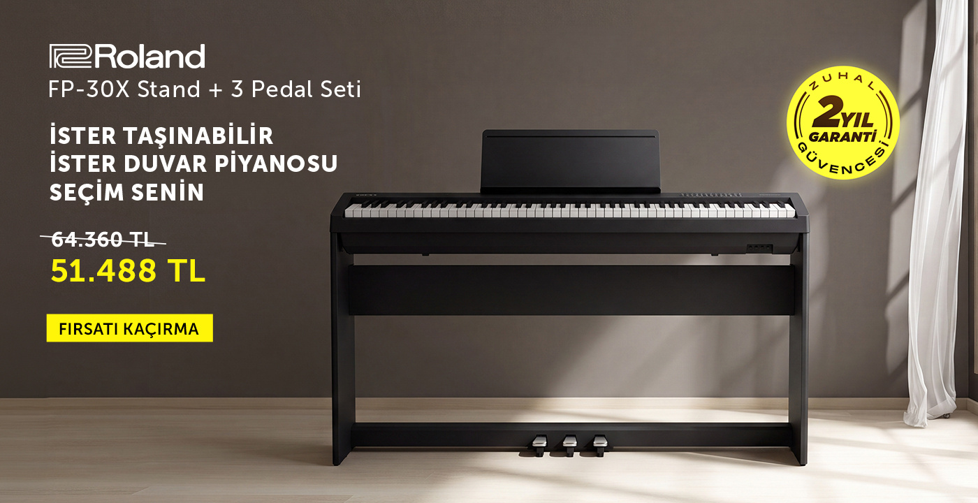 Roland FP-30X + 3 Pedal Seti Kampanyası