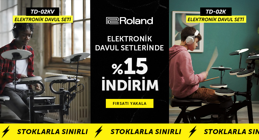 Roland TD-02 Serisinde Kaçmaz İndirim!