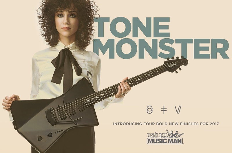 Ernie Ball Music Man St.Vincent Signature Modellerde Yeni Renkler