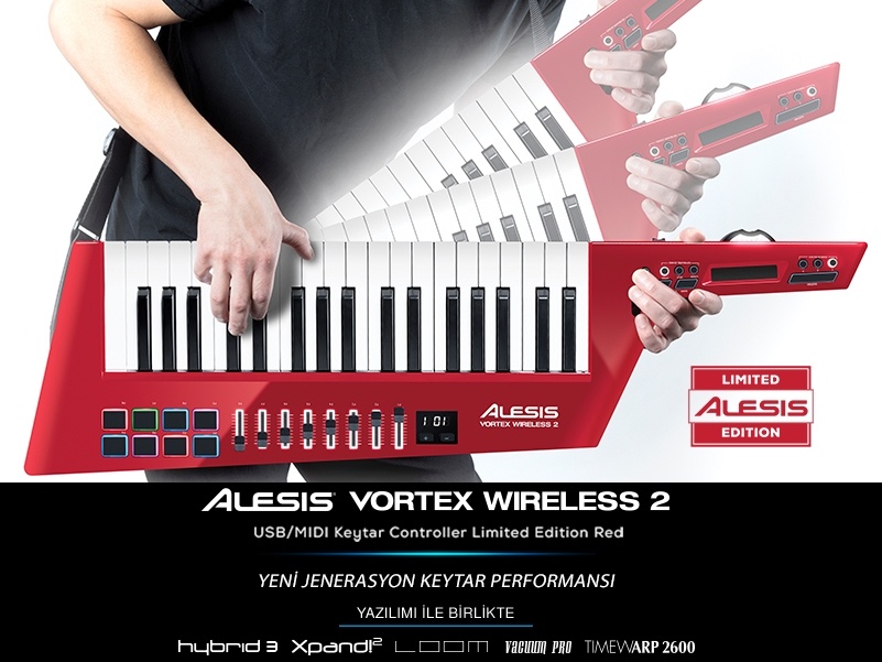 Alesis Vortex Wireless 2 Kırmızı