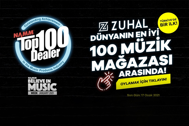 Top 100 Dealer by NAMM Ödülleri'nde Türkiye'yi Temsil Ediyoruz!