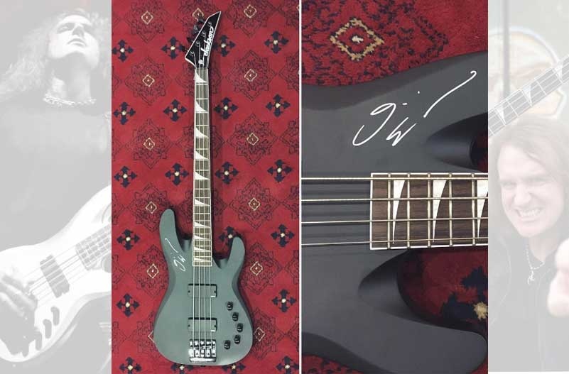 İmzalı Jackson David Ellefson Bas Gitar Sahibini Bekliyor!