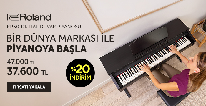 Roland RP30 Dijital Piyanoda %20 İndirim!