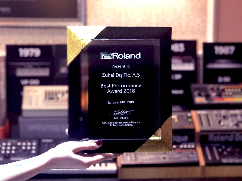 Roland/BOSS Best Performance Award 2018 Türkiye'nin!