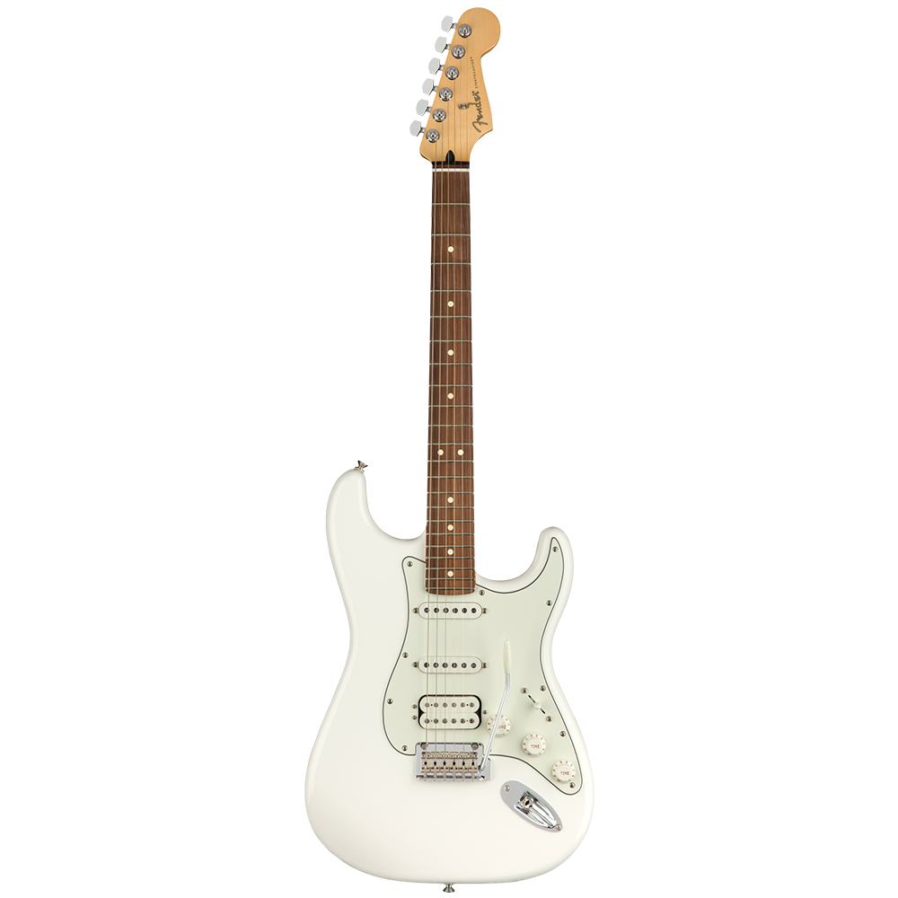 Fender Player Stratocaster HSS Pau Ferro Klavye Polar White Elektro Gitar