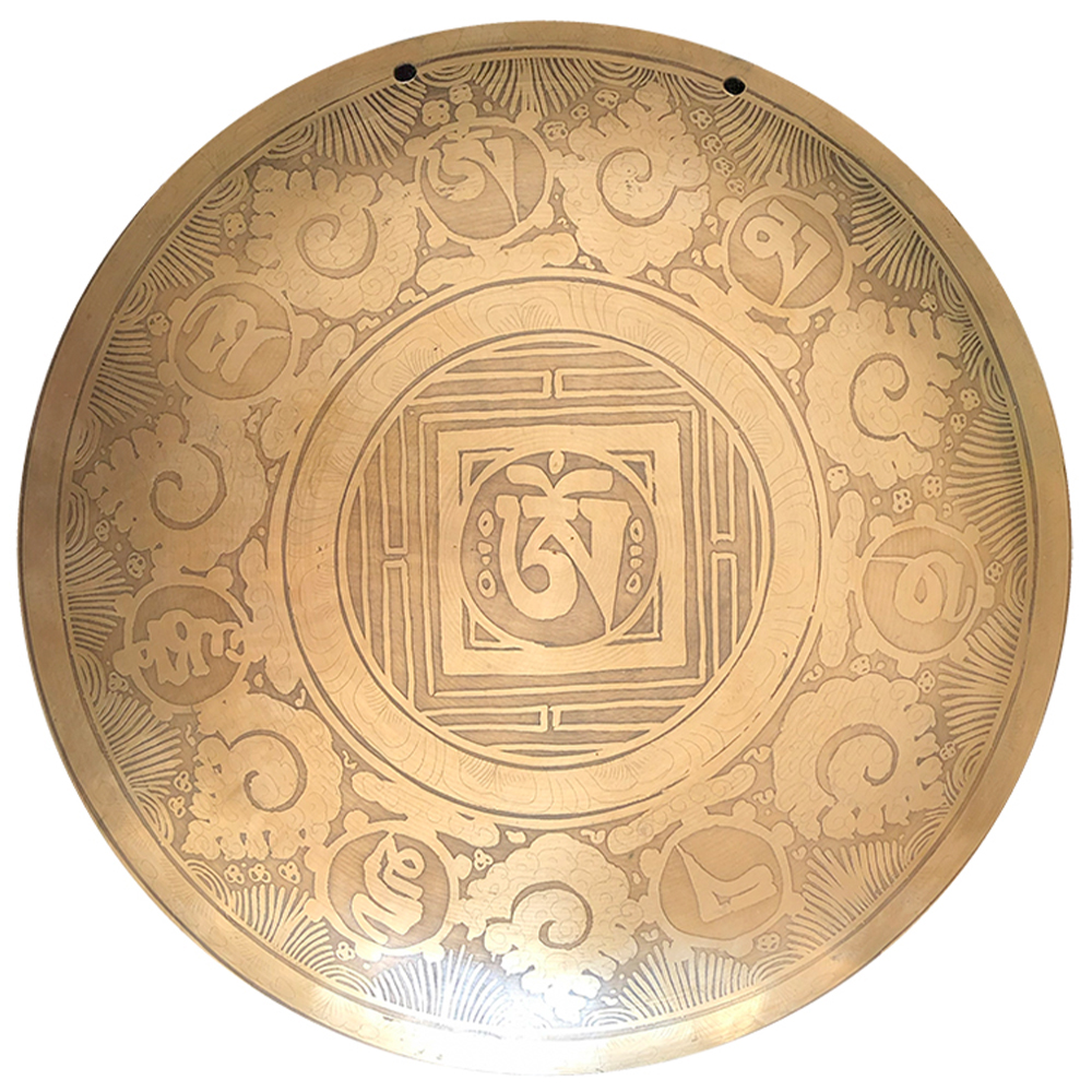YOGIXO Rüzgar Gongu 35cm Mantra İşlemeli No:3