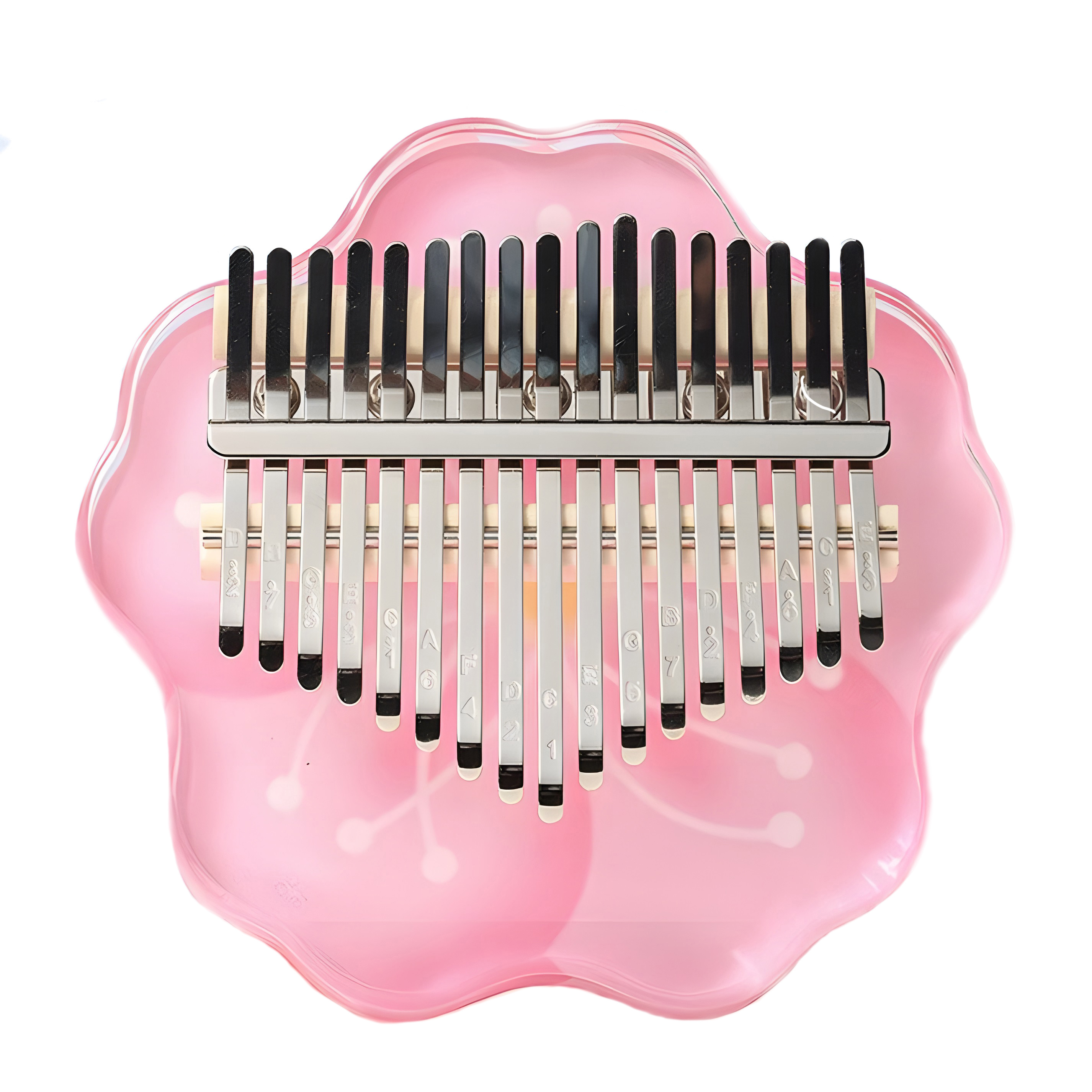 YOGIXO Kalimba 21 Notalı - Akrilik Sakura Stamen