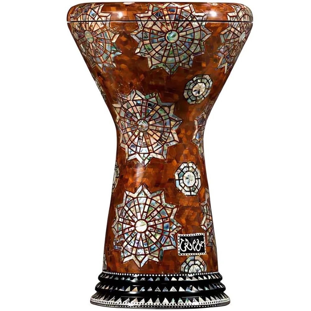 GEF ELFAN B23-6050 Gerçek Mavi Sedef Darbuka 23 cm