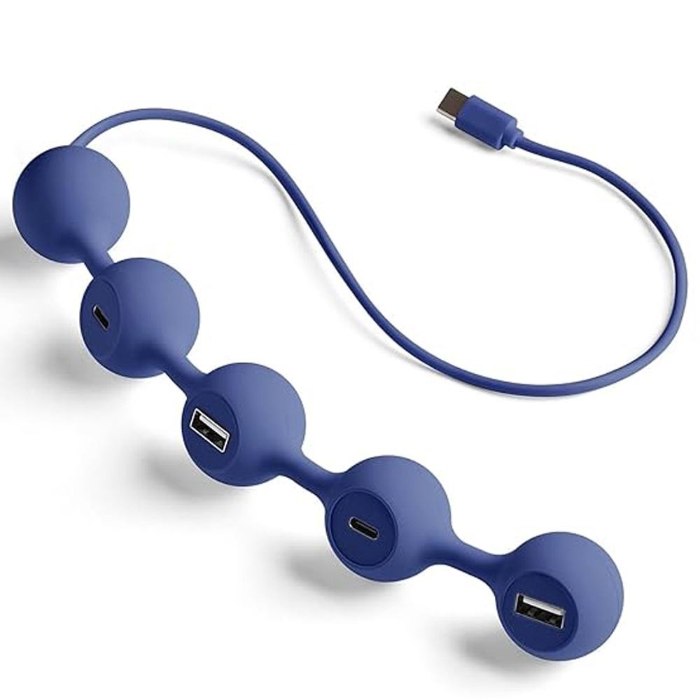 LEXON Peas Hub C USB Çoğaltıcı Lacivert
