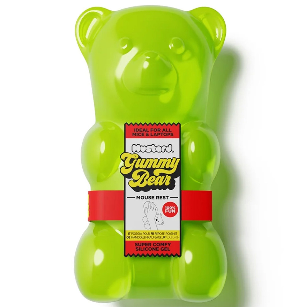 MUSTARD Gummy Bear Mouse Bilek Desteği - Yeşil
