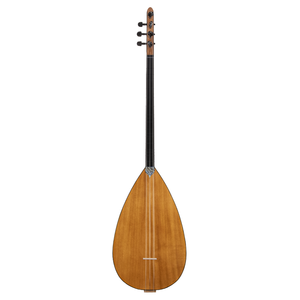 Çınar Ağacı Gövde Abanoz Burgu Kısa Sap Bağlama