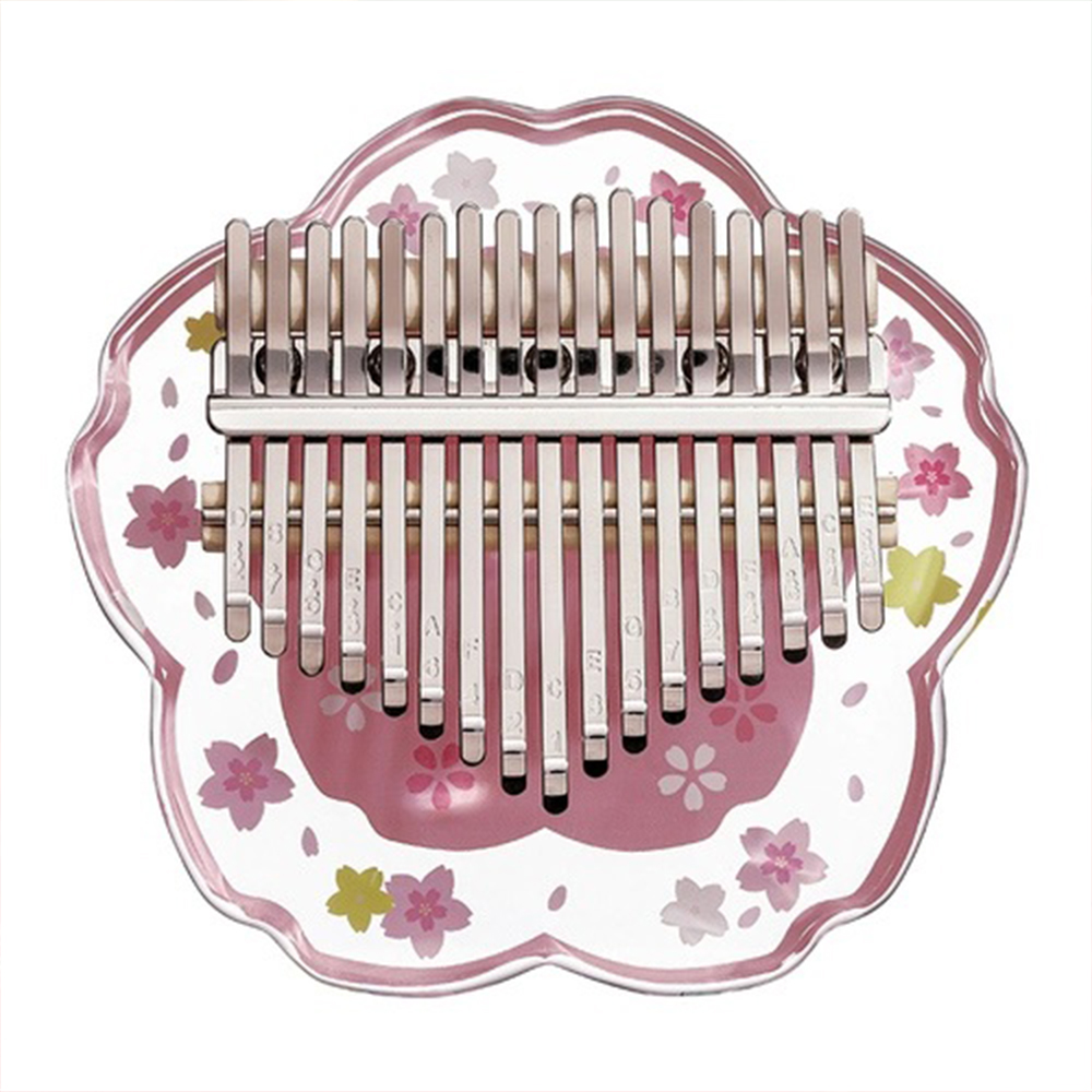 YOGIXO Kalimba 21 Notalı - Akrilik Pembe Sakura