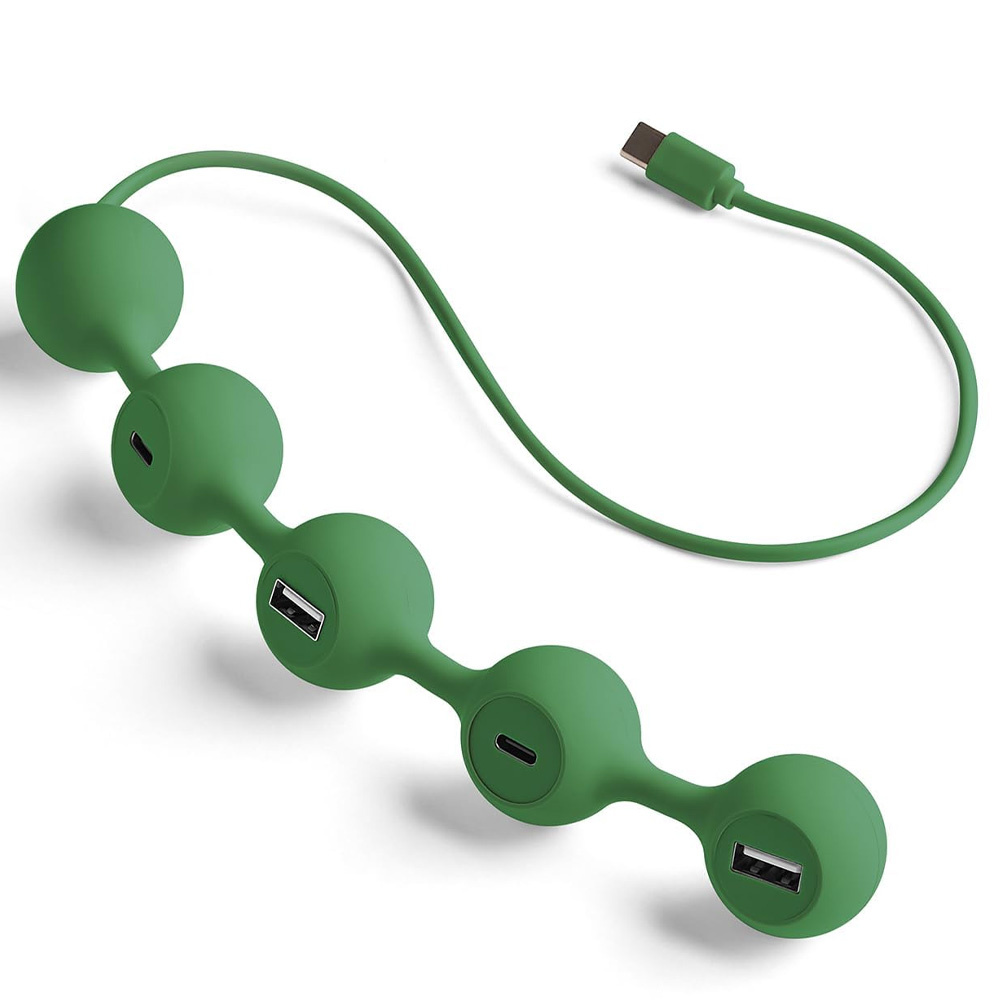 LEXON Peas Hub C USB Çoğaltıcı Yeşil