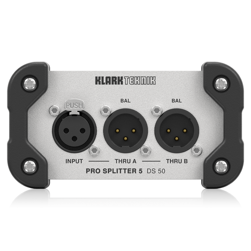 KLARK TEKNIK DS 50 Pasif 1-Giriş/5-Çıkış Sinyal Splitter (Geniş Dinamik Aralık)