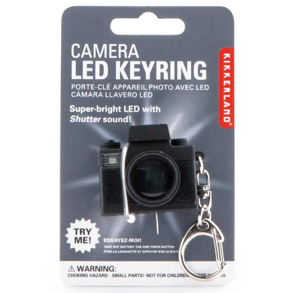 KIKKERLAND Fotoğraf Makinası LED'li ve Sesli Anahtarlık