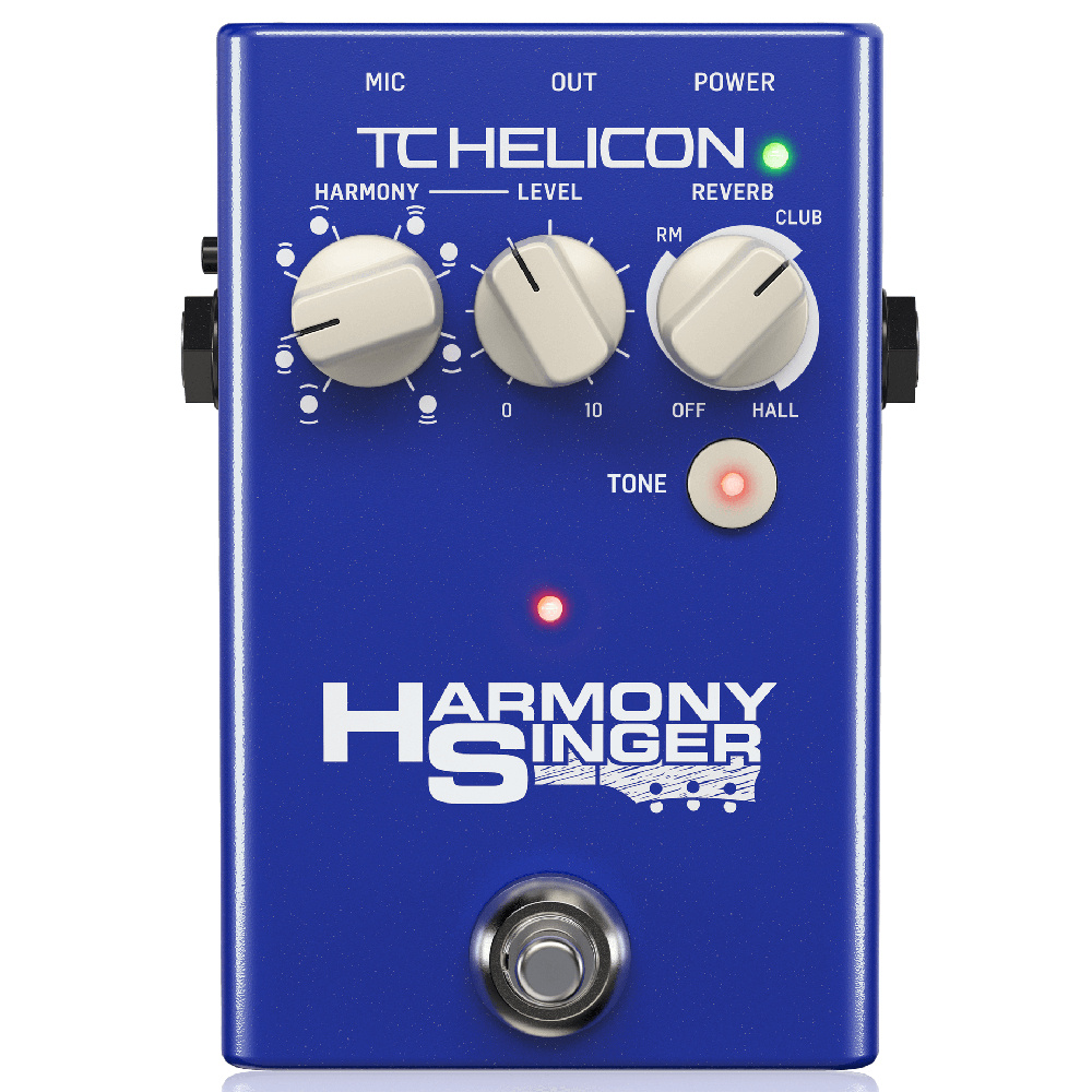 TC Helicon HARMONY SINGER Vokal Efekt Stompbox Pedalı