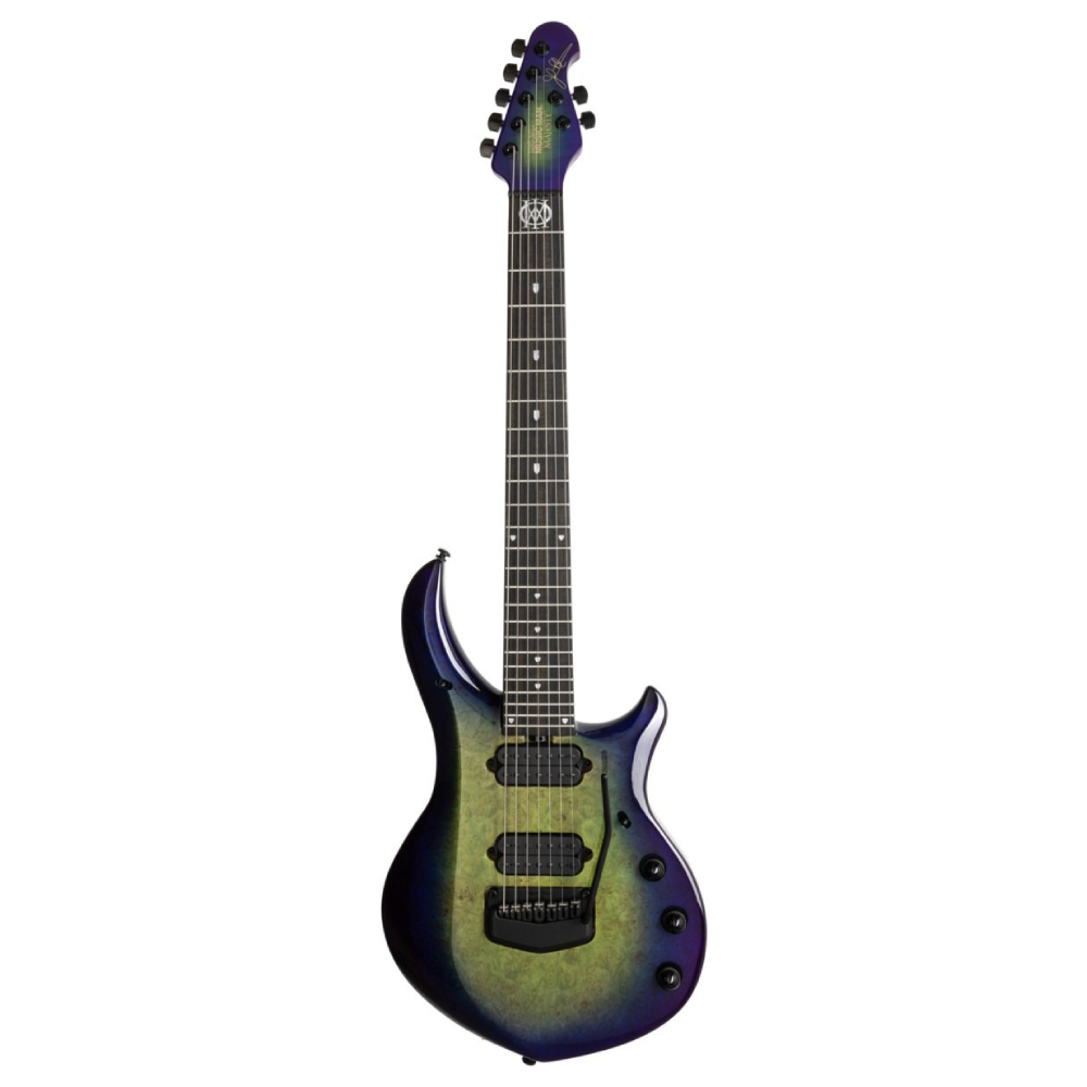 Music Man BFR Limited Edition Majesty 7 String Abanoz Klavye Arctic Aurora Elektro Gitar