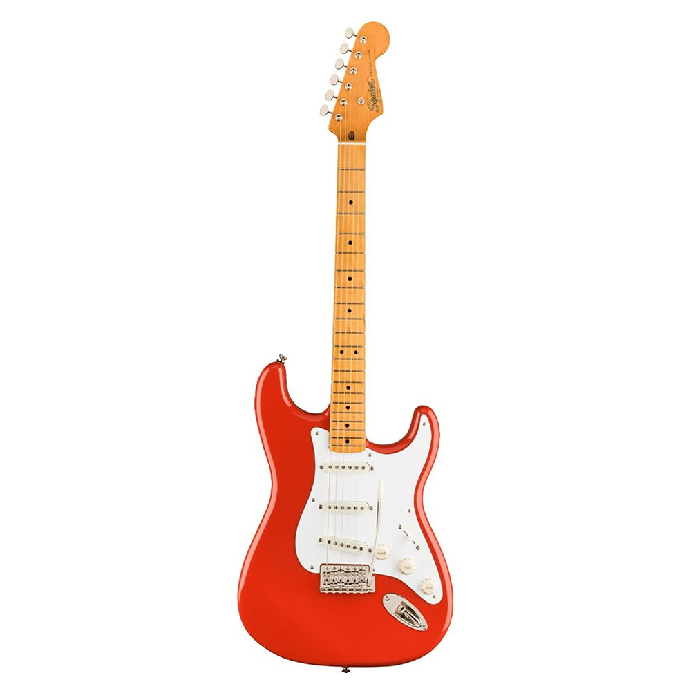 Squier Classic Vibe '50s Stratocaster Akçaağaç Klavye Fiesta Red Elektro Gitar