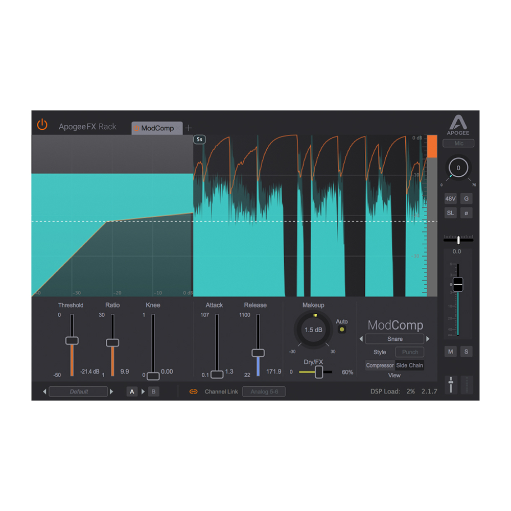 APOGEE Mod Comp Compressor Plugin