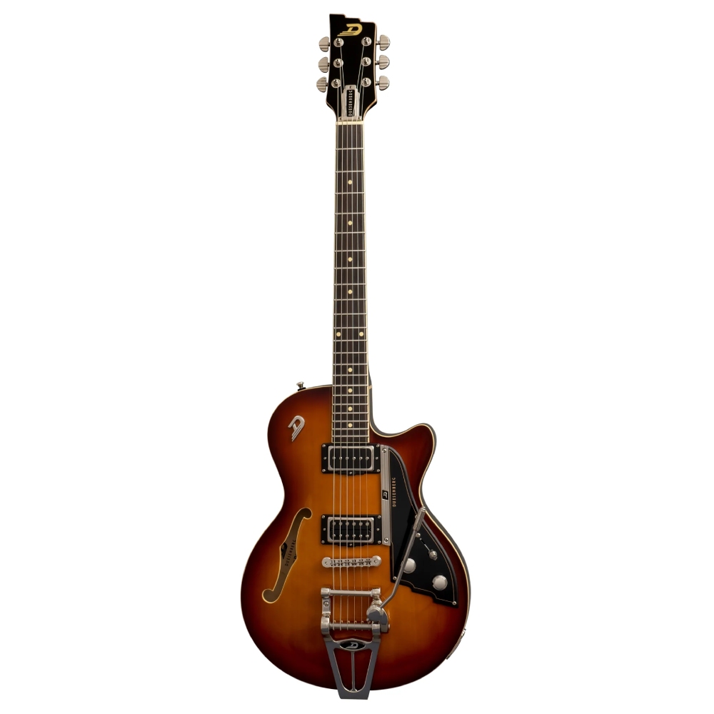 Duesenberg Starplayer TV Semi-Hollow HB P90 Vintage Burst Case Dahil Elektro Gitar