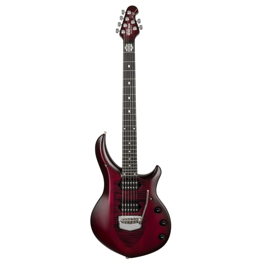 Music Man John Petrucci Majesty 6 Abanoz Klavye Amaranth Red Elektro Gitar