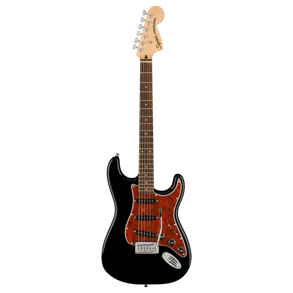 Squier FSR Affinity Stratocaster Laurel Klavye Tort PG Black Elektro Gitar
