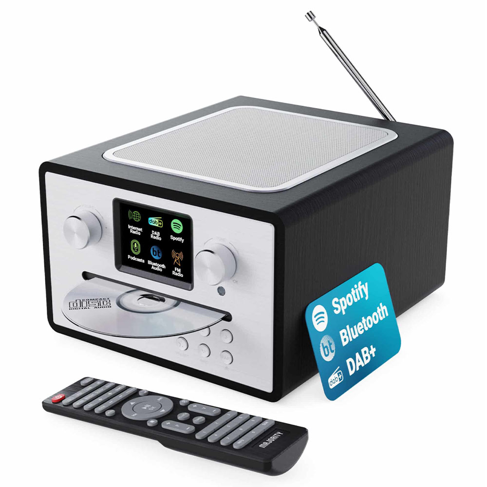 MAJORITY Homerton-2 Radyo Bluetooth Hoparlör Siyah (Wifi)