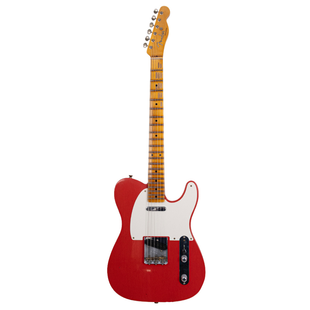 Fender Custom Shop Limited Edition 1950's Telecaster Journeyman Relic Aged Fiesta Red Elektro Gitar