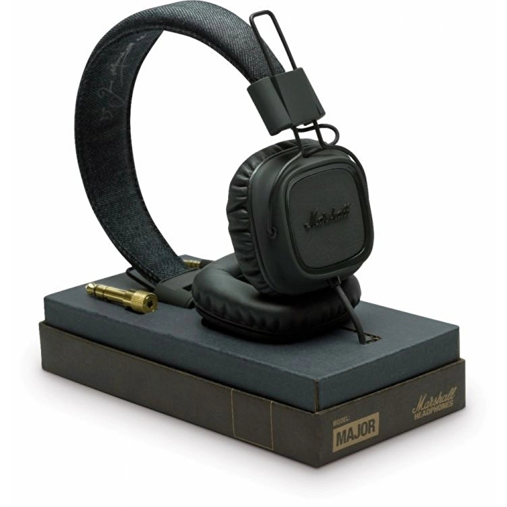 MARSHALL ACCS-00148 Major Serisi Pitch Black Kulaklık