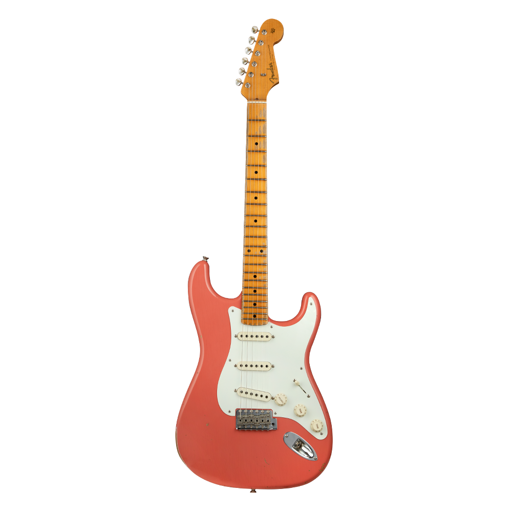 Fender Custom Shop 2020 1956 Stratocaster Akçağaç Klavye Relic/CC Elektro Gitar