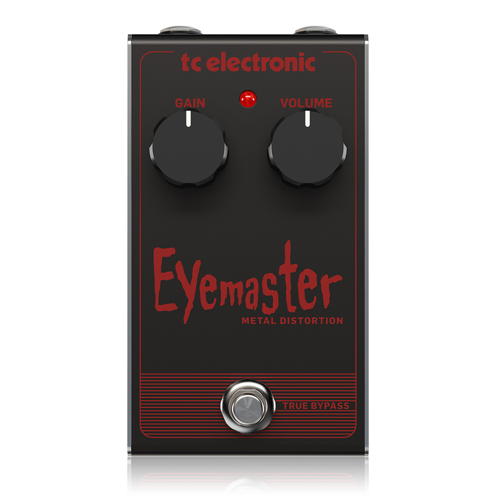 TC Electronic EYEMASTER METAL DISTORTION Skull-Pounding Metal Distortion Pedal