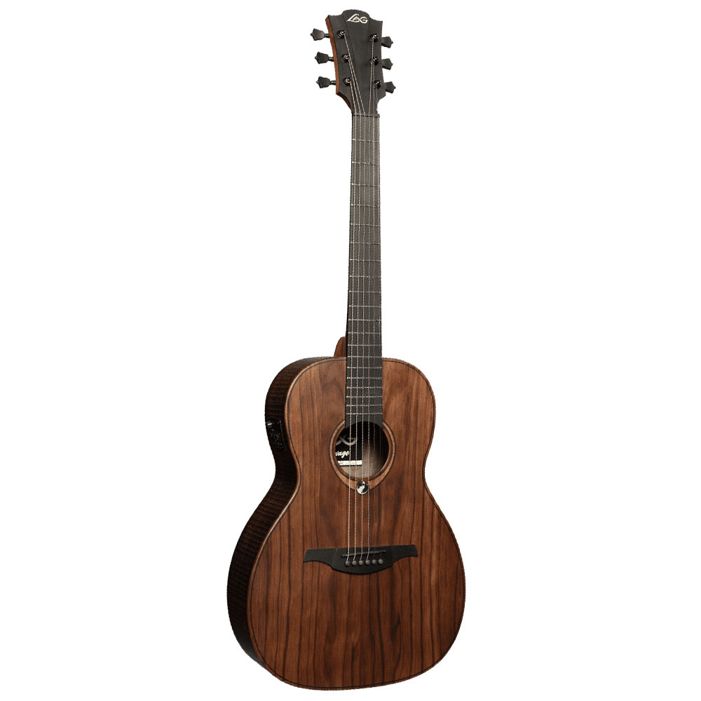LAG GLA SAUVAGE-PE Parlor Natural Elektro Akustik Gitar