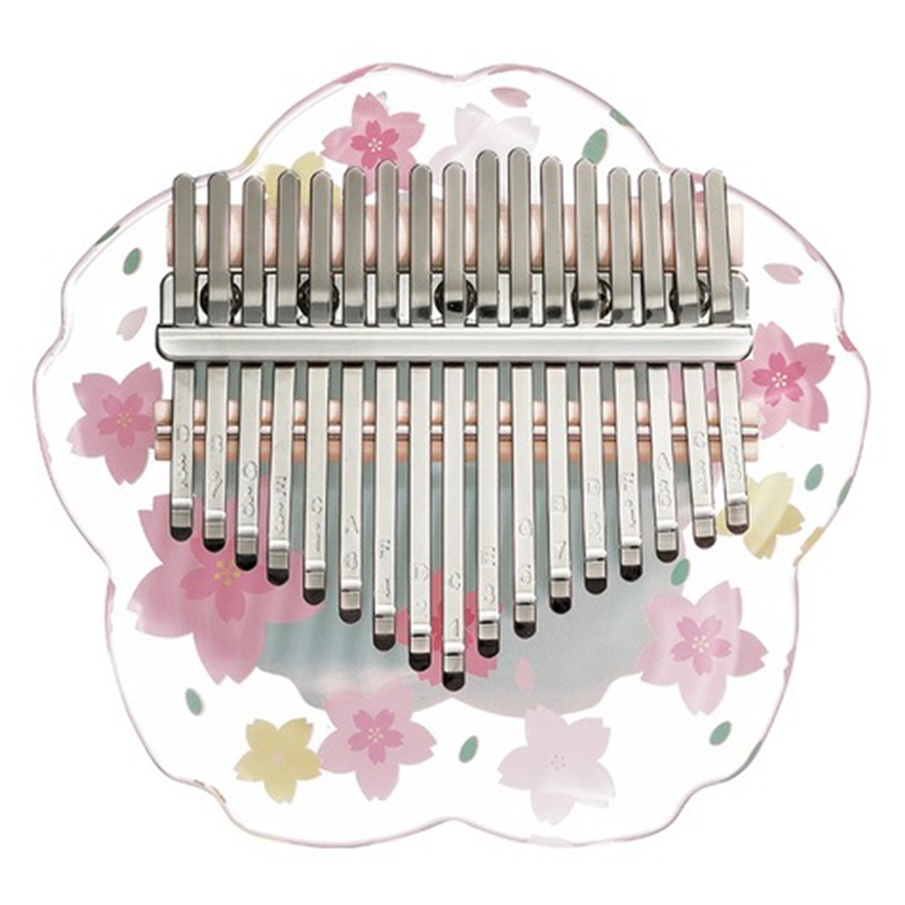 YOGIXO Kalimba 21 Notalı - Akrilik Yeşil Sakura