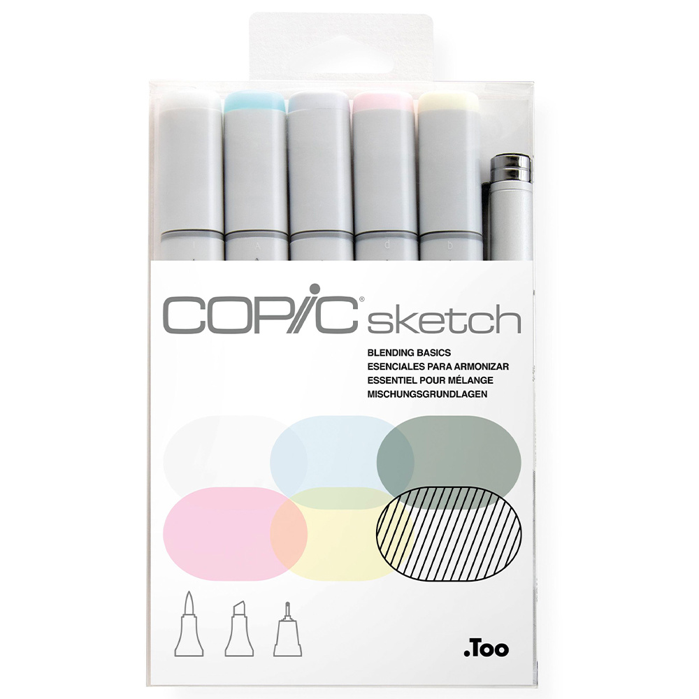 COPIC Sketch 6'lı set Blending Basics